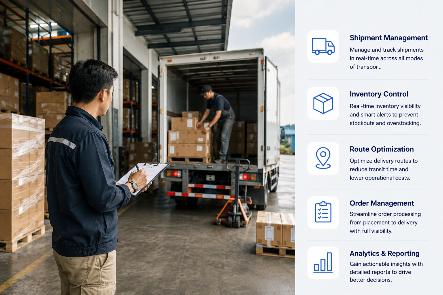 Logistics technology and supply chain management