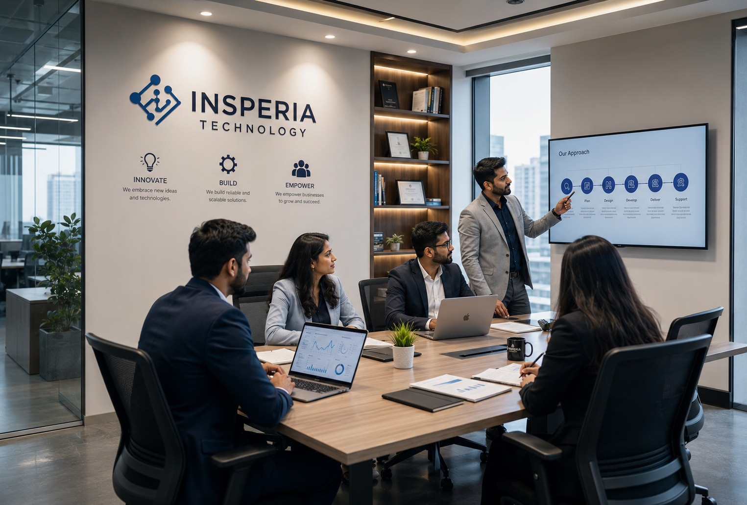 Insperia Technology team at work