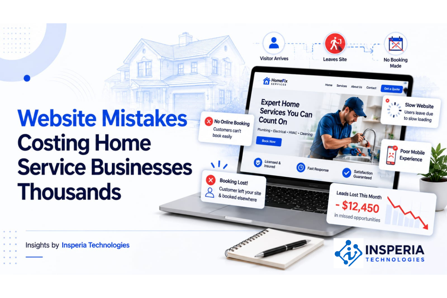 Website Mistakes Costing Home Service Businesses Thousands